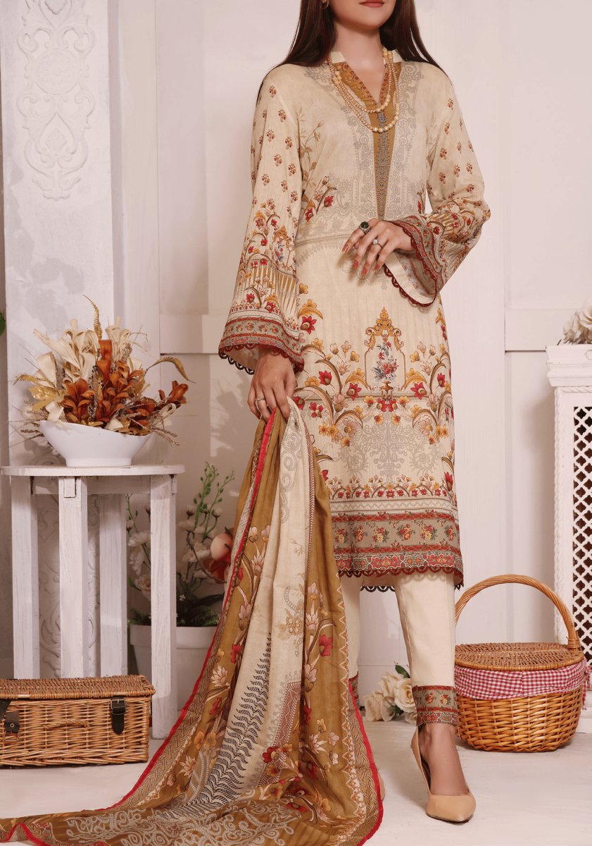 Misri By VS Textiles Digital Printed Unstitched 3 Piece Lawn Suit - 13A