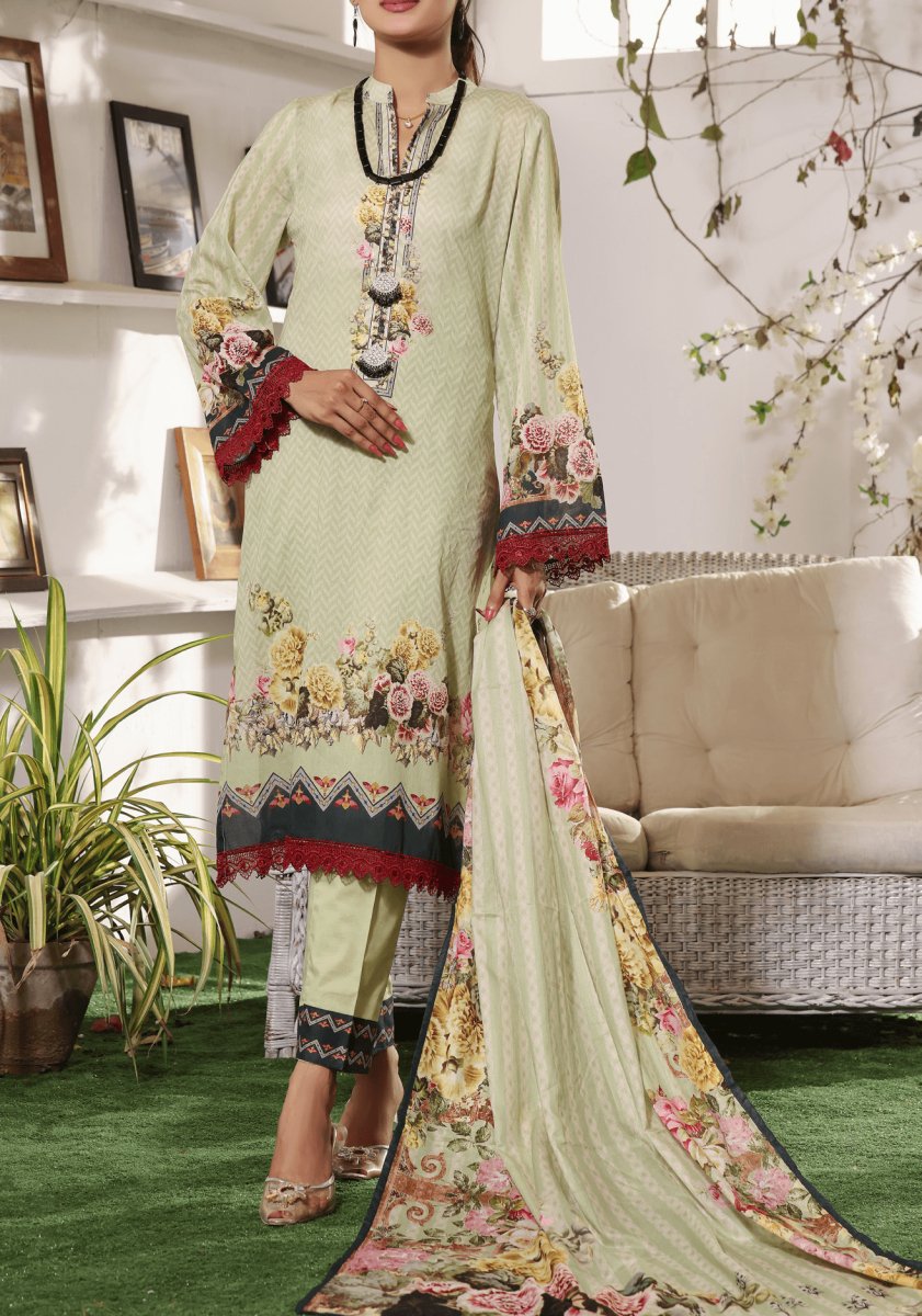 Misri By VS Textiles Digital Printed Unstitched 3 Piece Lawn Suit - 21B