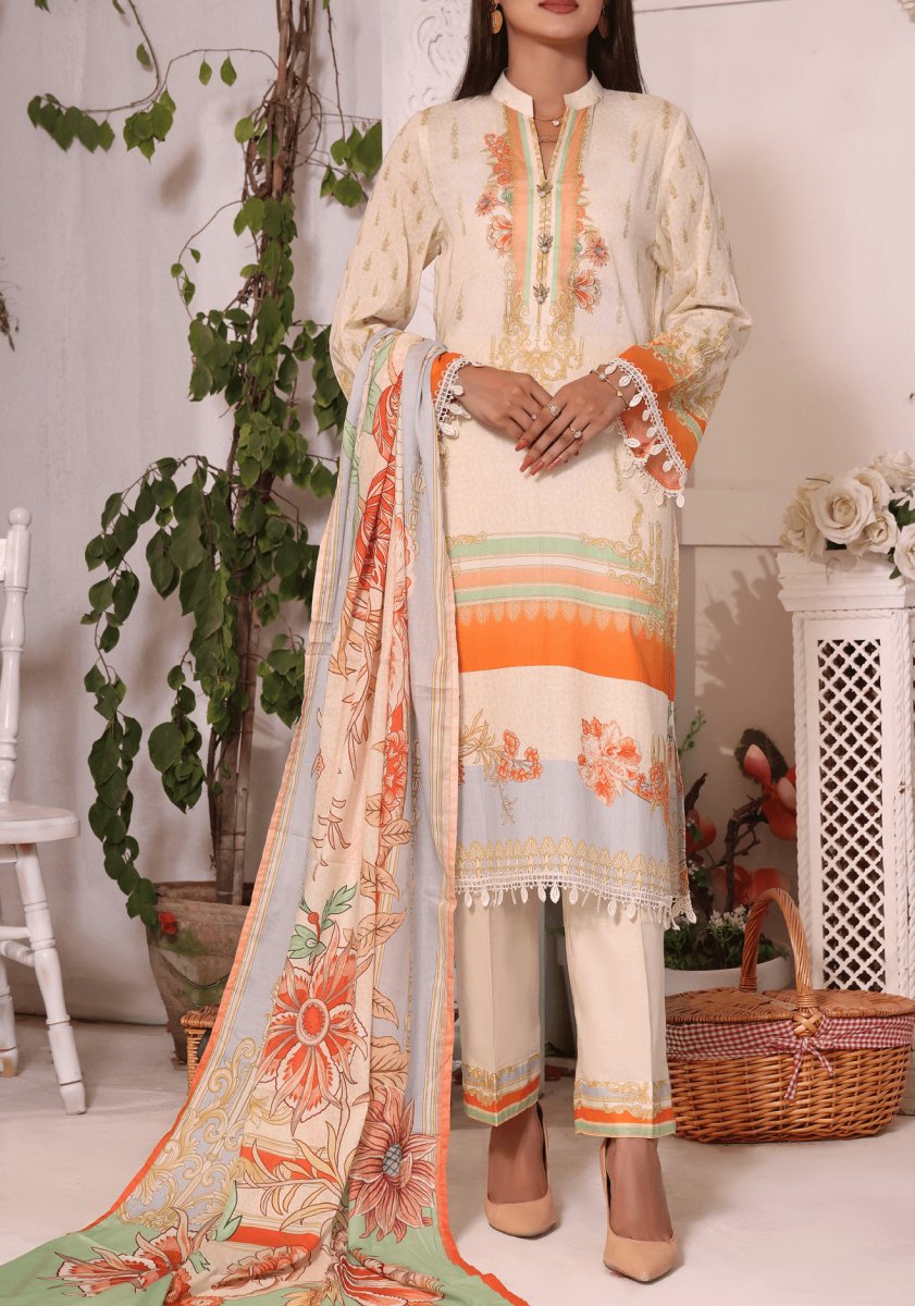 Misri By VS Textiles Digital Printed Unstitched 3 Piece Lawn Suit - 20A