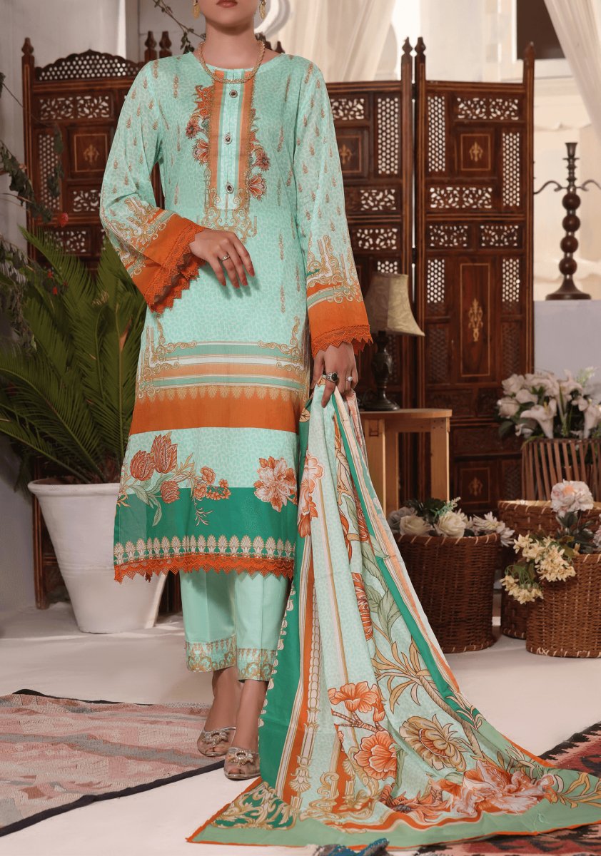 Misri By VS Textiles Digital Printed Unstitched 3 Piece Lawn Suit - 20B