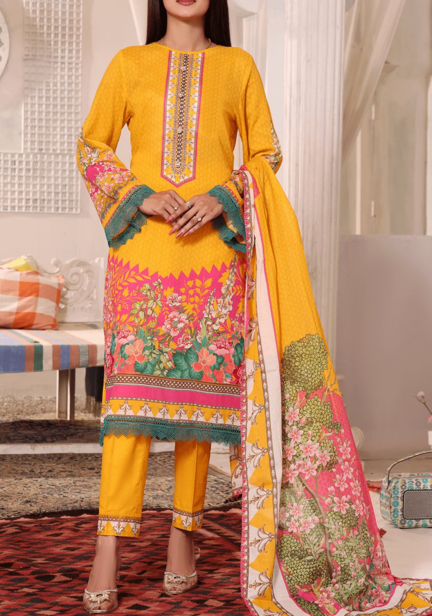 Misri By VS Textiles Digital Printed Unstitched 3 Piece Lawn Suit - 18B