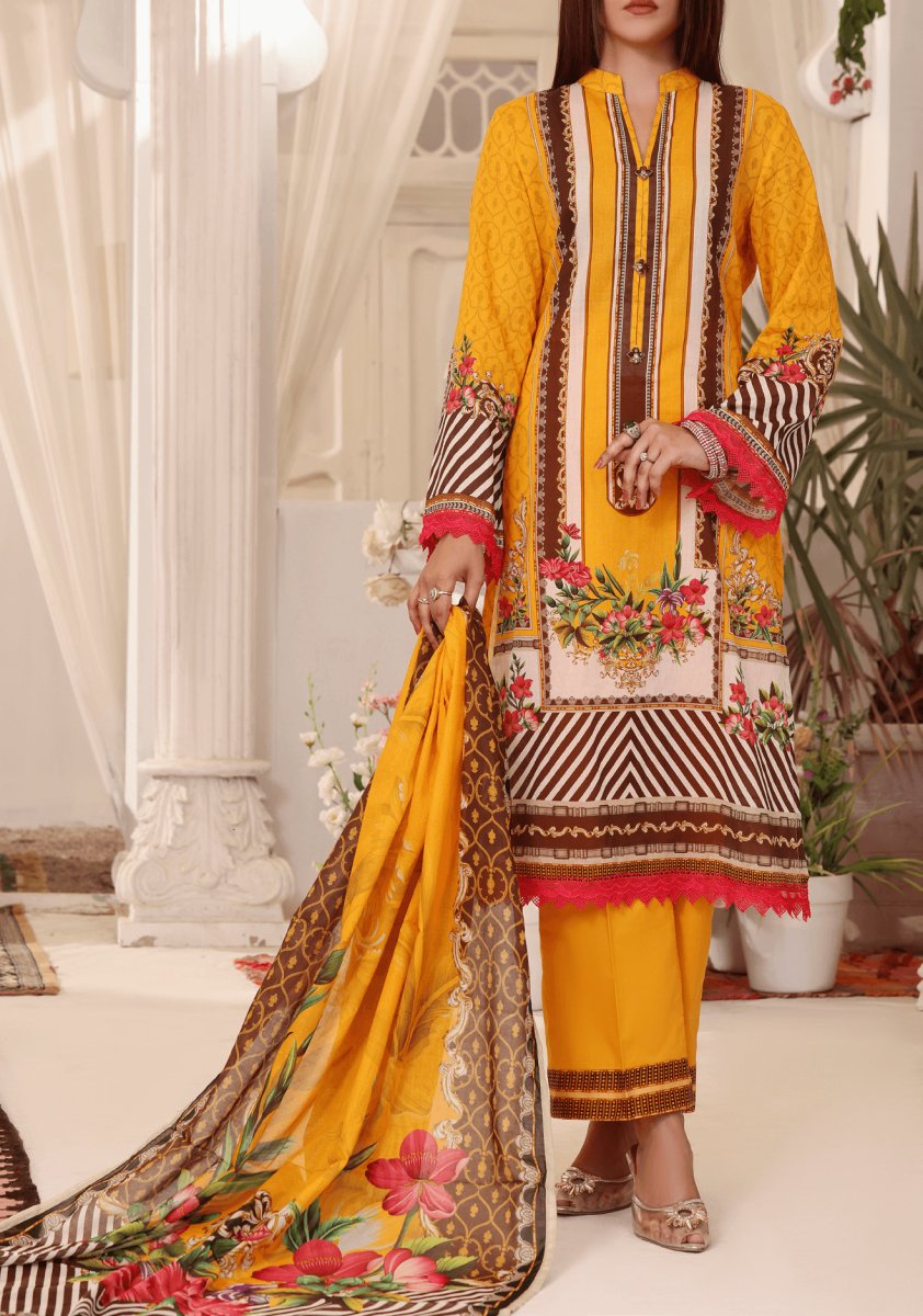 Misri By VS Textiles Digital Printed Unstitched 3 Piece Lawn Suit - 11A