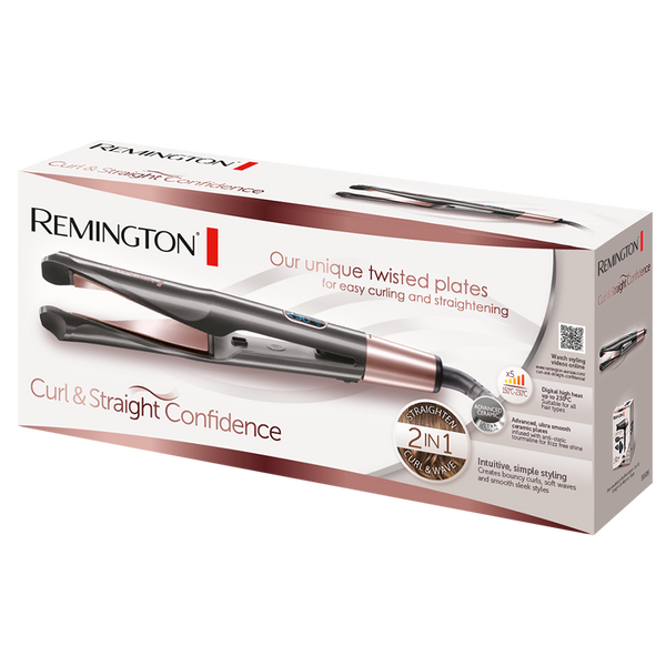 Remington 2 In 1 Curl & Wave Hair Straightener - S6606