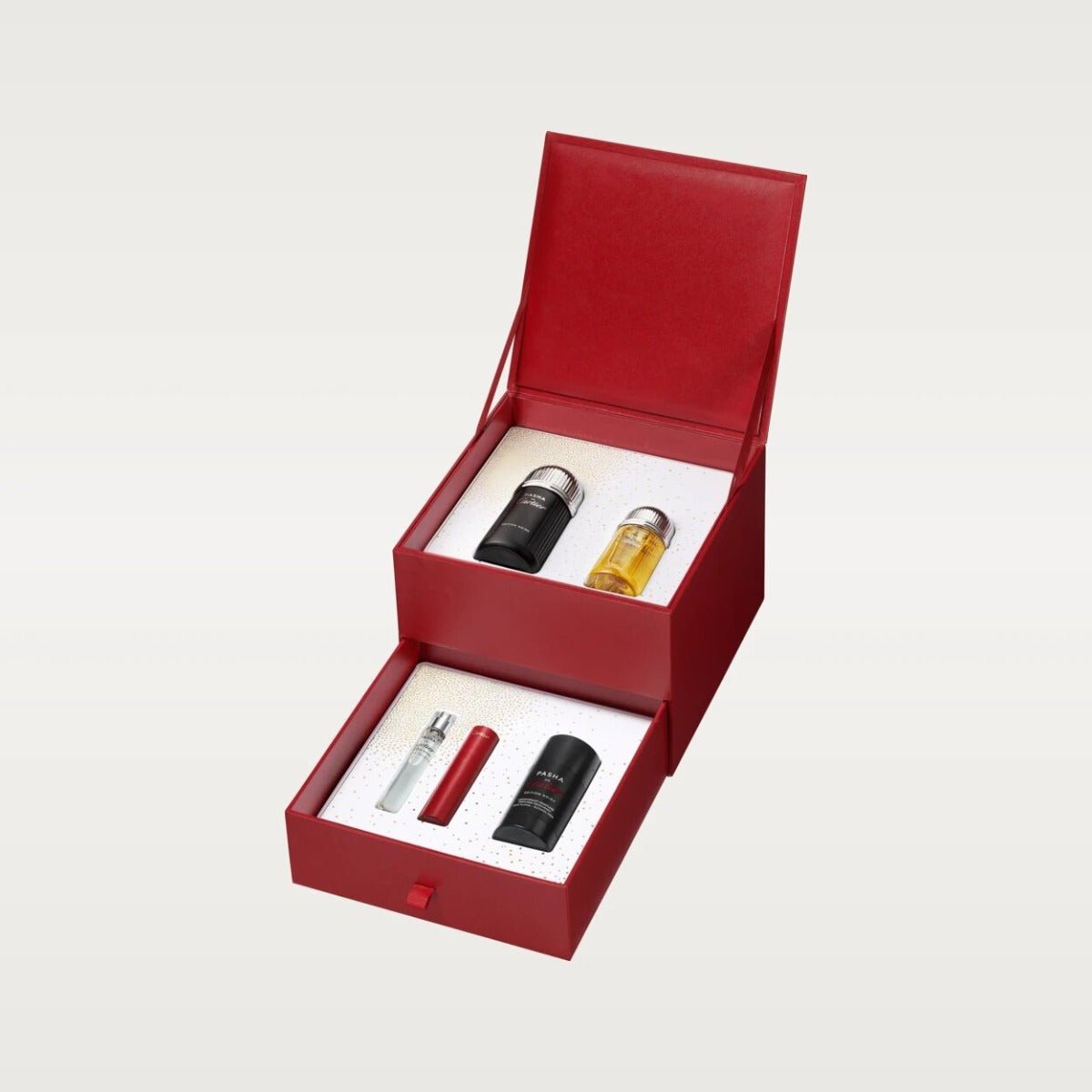 Cartier Pasha Gift Set EDT 100Ml+Parfum 50Ml+Deostick 75Ml+EDT 15Ml