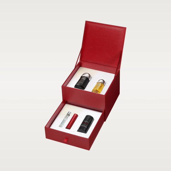 Cartier Pasha Gift Set EDT 100Ml+Parfum 50Ml+Deostick 75Ml+EDT 15Ml