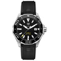 Tag Heuer Aquaracer Black Rubber Black Dial Automatic Watch for Gents - WAY201AFT6142