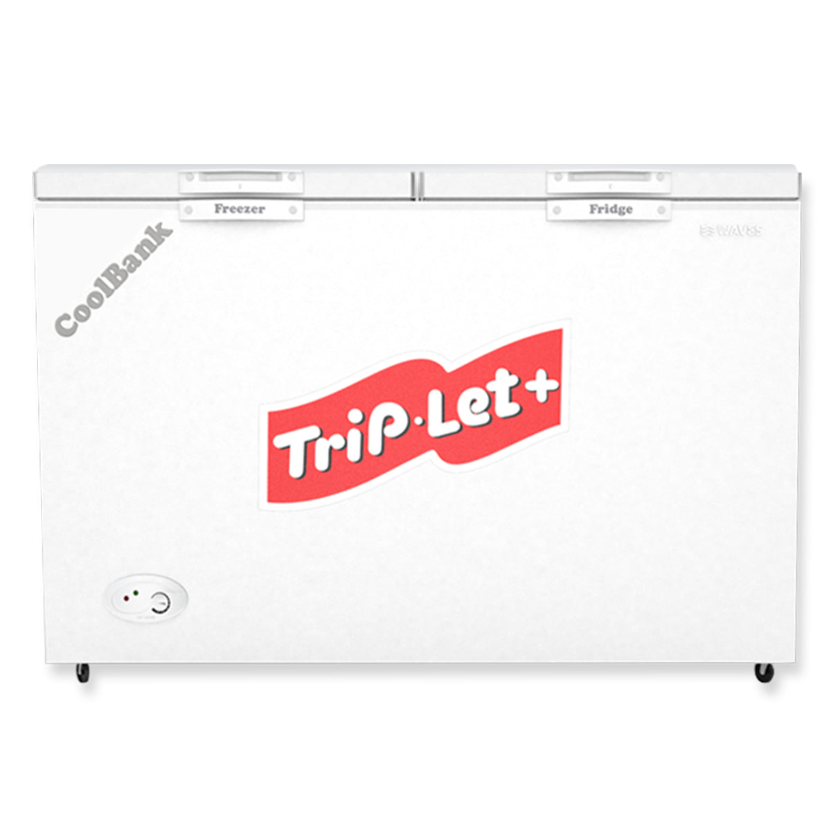 Waves Double Door Deep Freezer WDFT-318 – 509 Liters - My Store