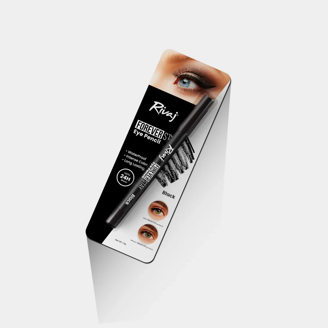 Rivaj Forever Stay Waterproof Eye Pencil - Black