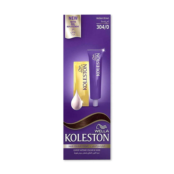 Wella Koleston - Hair Colour Cream 304/0 Medium Brown