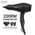 Revlon Professional - Revlon Professional Hair Dryer 2200W with 2 Styling Nozzles & Air Diffuser