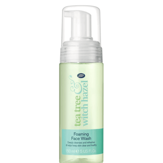 Boots Tea Tree & Witch Hazel Foaming Face Wash 150Ml