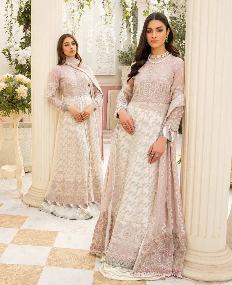 Ishya by Xenia Formals Embroidered Ladies Unstitched Chiffon Suit - HEBA