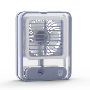 Humidifier Spray Fan Portable Fan USB Desktop Fan with Night Light for Summer Home Appliance - My Store