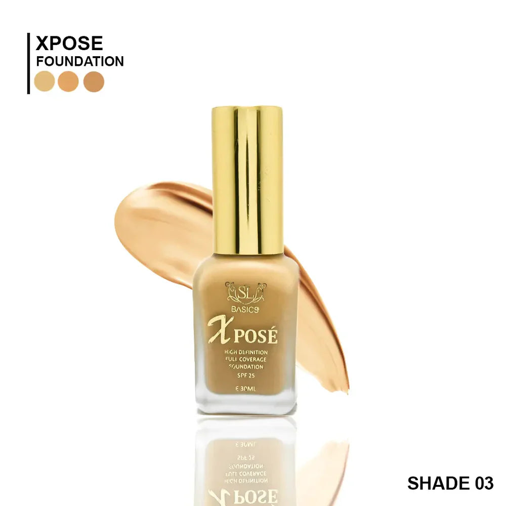 SL Basics - Xpose Shade 3 Foundation - 30ml - My Store