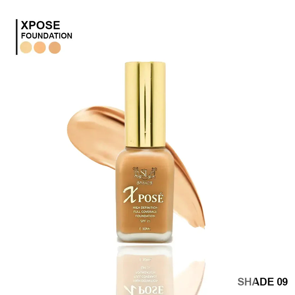 SL Basics - Xpose Shade 9 Foundation - 30ml - My Store