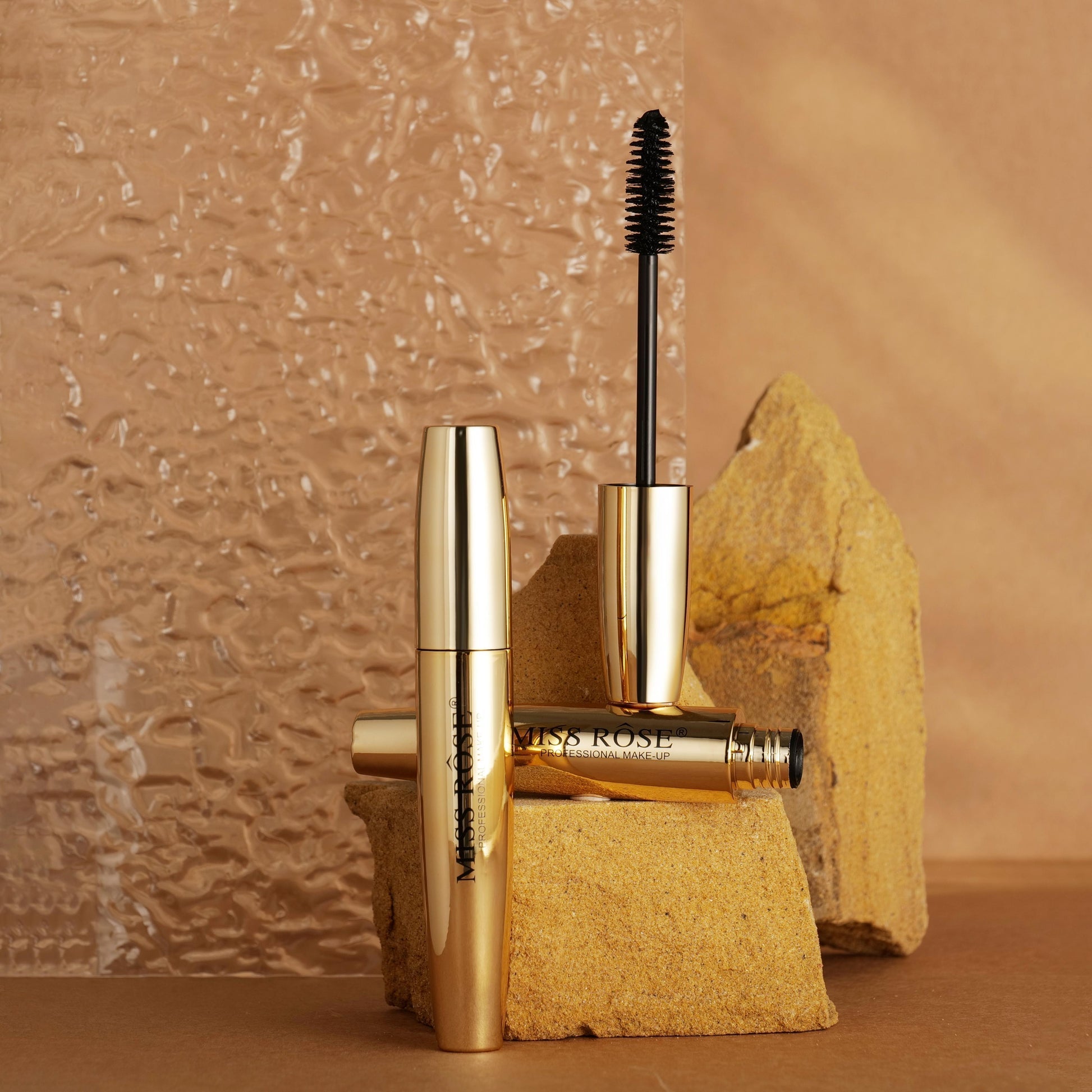 Miss Rose - Curling & Lengthening Waterproof Mascara - Golden