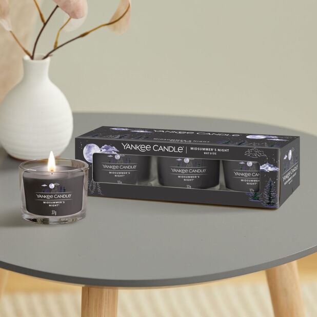 Yankee Candle Pack Of 3x37G - Midsummer's Night