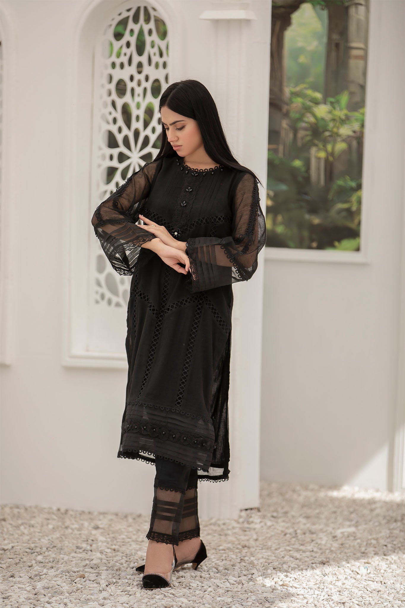 Baad E Saba By Yusra Ansari Stitched 3 Piece Formals Suit-yaw-04 Aroha