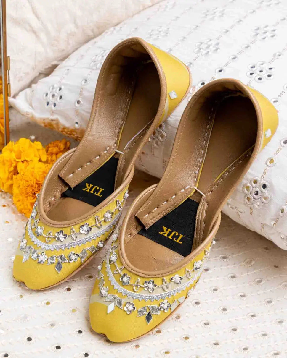 TJK Designs Khussa Suit-Gulnaar Zest