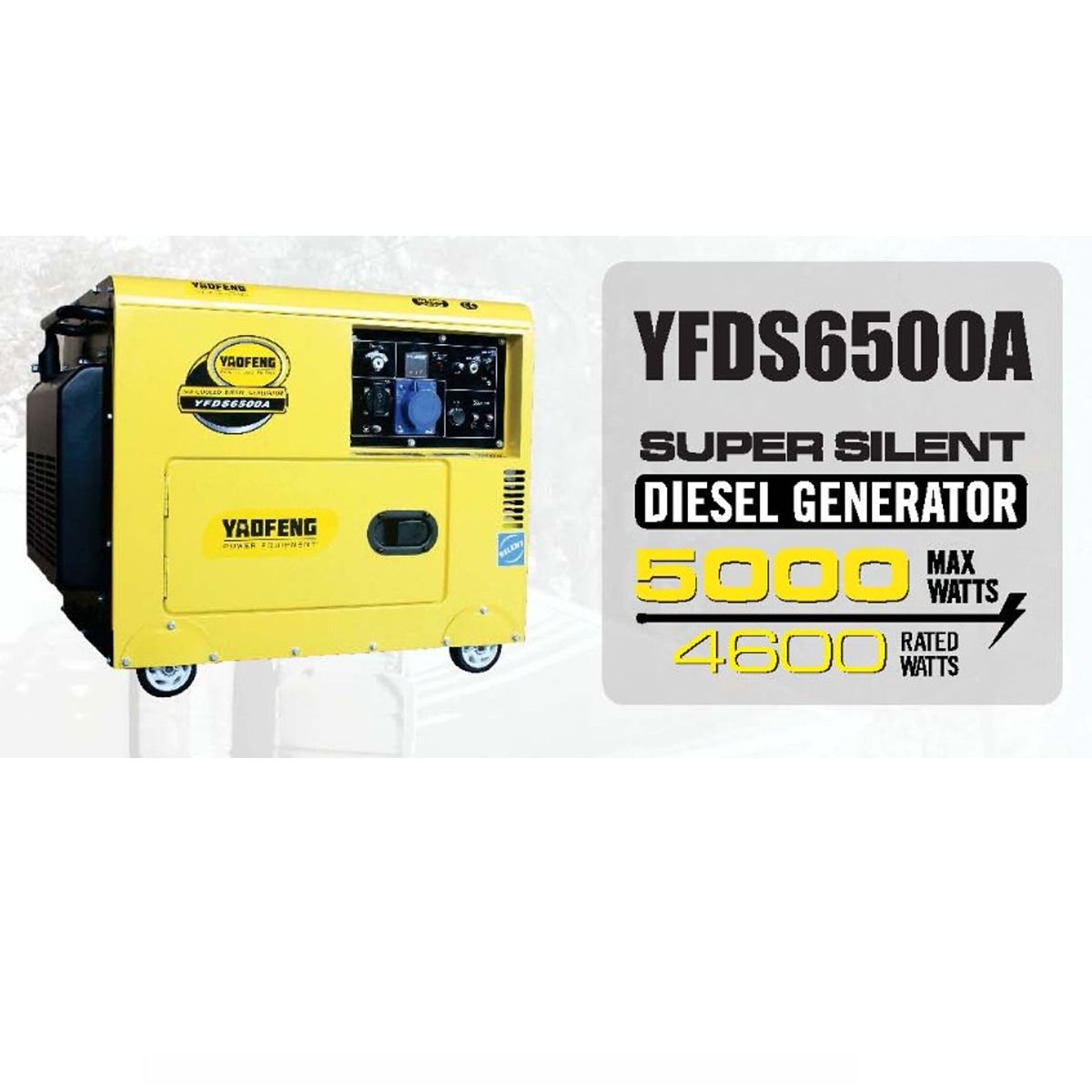 Yaofeng YFDS6500A 5KVA Super Silent  Diesel Generator - My Store