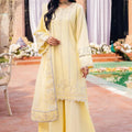 Zellbury Embroidered Cambric Unstitched 3 Piece WULC22E30291 - Luxury Eid Collection