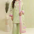 Zellbury Unstitched 3 Piece Lawn Edit 4 Suit-WUS26X30884