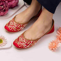 Zuruj Khussa Suit-Zun-283-Red
